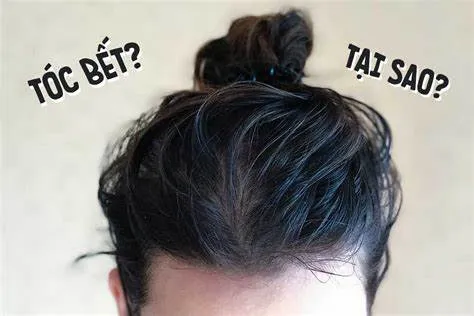 Tại sao tóc lại bị dính keo xịt tóc?